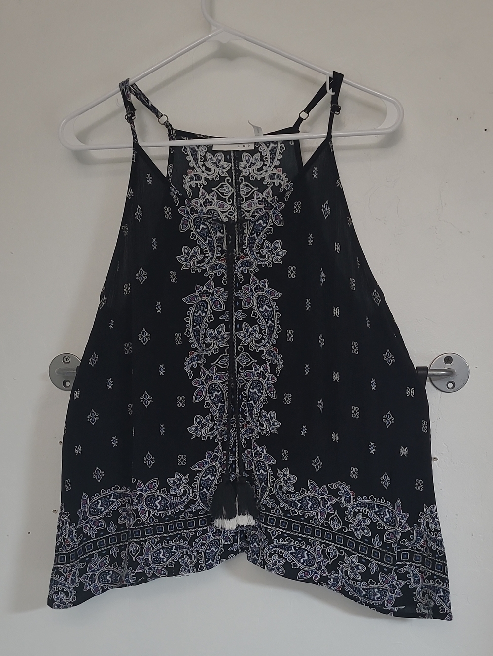 Luq Paisley Tank Top